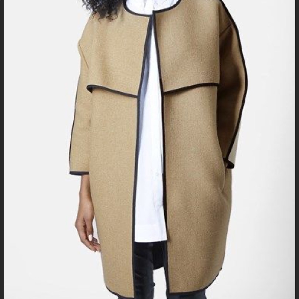 Topshop ‘Edge to Edge’ Blanket Coat